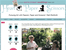 Tablet Screenshot of heartpaperscissors.com